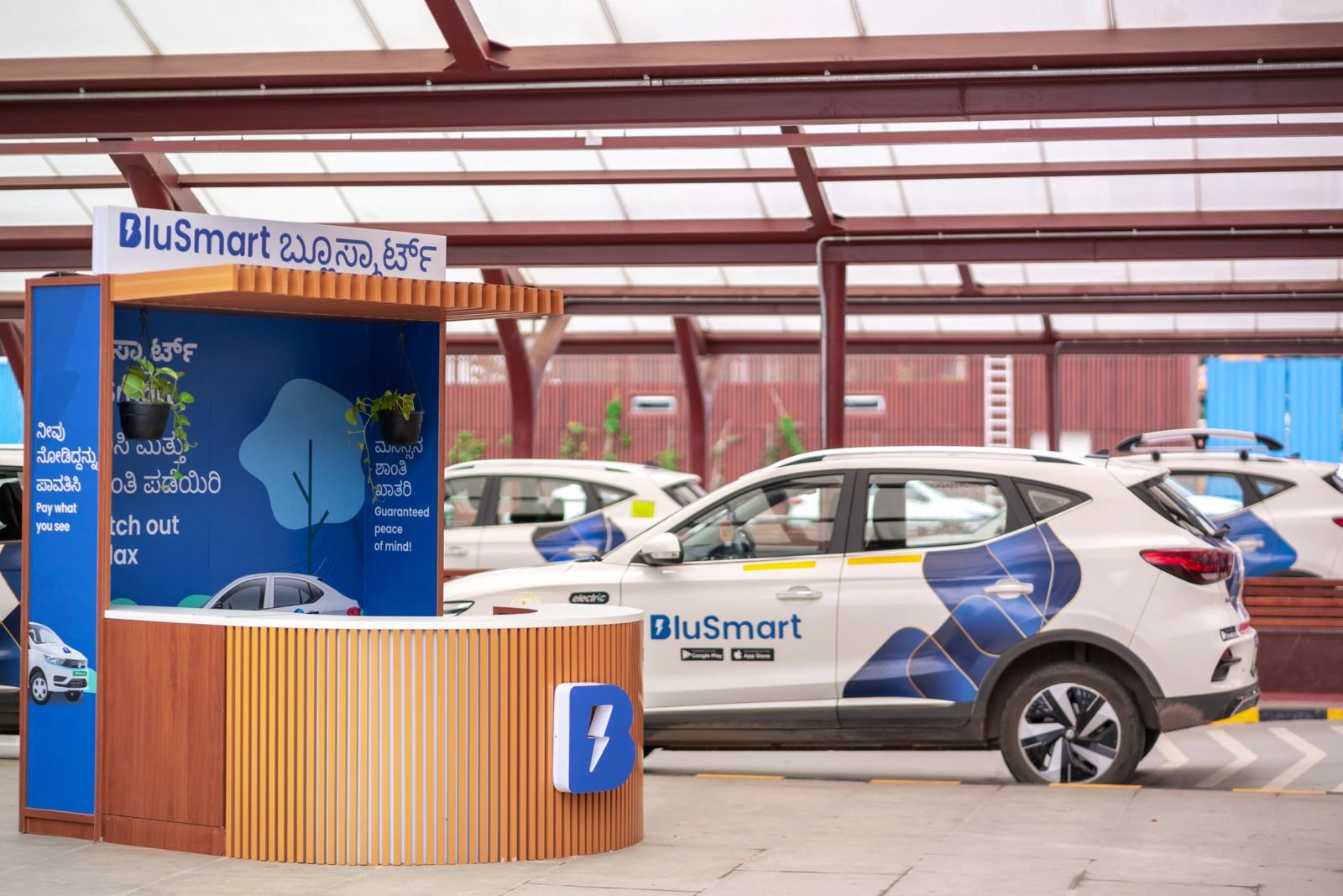 BluSmart at Airports: Leveraging Brand through Exibu’s Prefabricated Kiosks